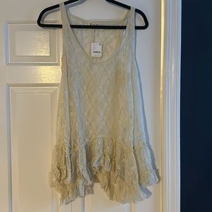Free people “Everything in Lace” tunic
